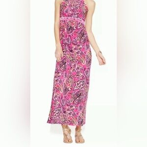 International Concepts paisley halter maxi dress